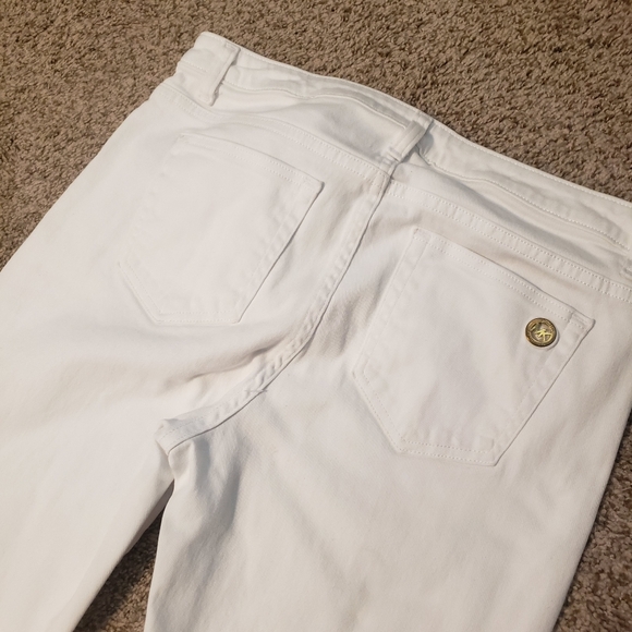 Michael Kors "Izzy" skinny white jeans (size 10) - Picture 10 of 12